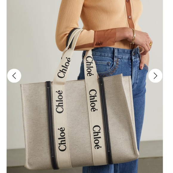 Chloe Woody Large Tote Bag NEW - Picture 2 of 6